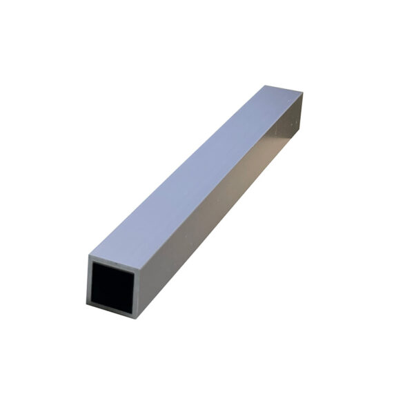 アルミ等辺角パイプ アルマイト付 t2×75×75×4m ステンカラー (商品コード：085446)