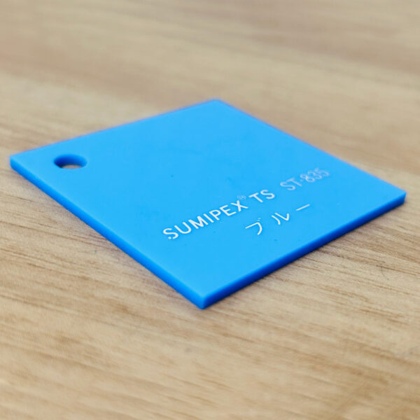 スミペックス TS キャスト板 色透明 2mm厚 1040×2040mm ブルー ST-835 5枚入 (商品コード：010045)