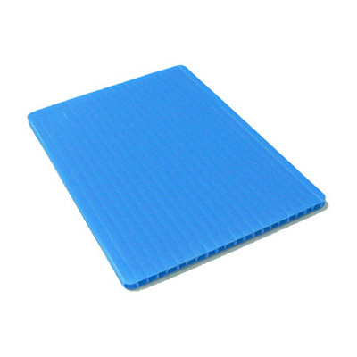 プラダン 910×1820mm 5.0mm厚ライトブルー 10枚入 サンプライ (商品コード：013920)