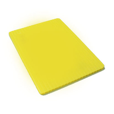 プラダン 910×1820mm 3.0mm厚イエロー 13枚入 サンプライ (商品コード：013938)