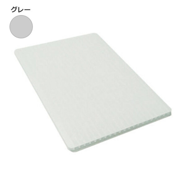 プラダン 910×1820mm 3.0mm厚グレー 13枚入 サンプライ (商品コード：013941)