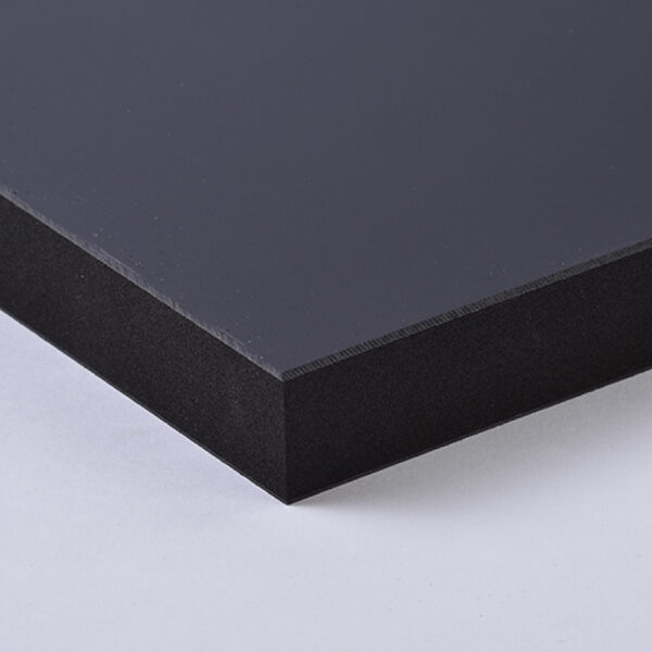 ゼブラチャンネル 30mm厚 3×6判 (910×1820) アクリル 黒マット 2枚梱包 (商品コード：037922)