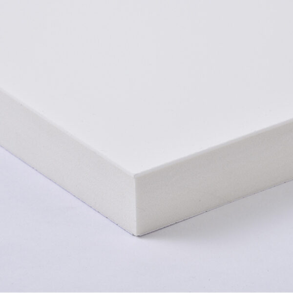 ゼブラチャンネル 30mm厚 3×6判 (910×1820) アクリル 白グロス 2枚梱包 (商品コード：037928)