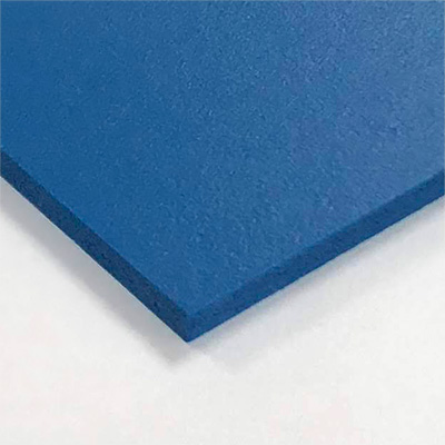 低発泡塩ビ板 KOYO-PVC ブルー 3mm 910×1820 5枚 (商品コード：068236)