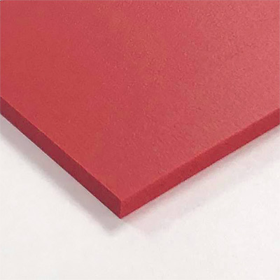 低発泡塩ビ板 KOYO-PVC レッド 3mm 910×1820 5枚 (商品コード：068237)