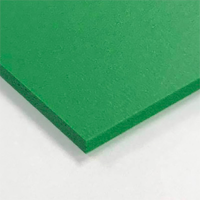 低発泡塩ビ板 KOYO-PVC グリーン 3mm 910×1820 5枚 (商品コード：068239)