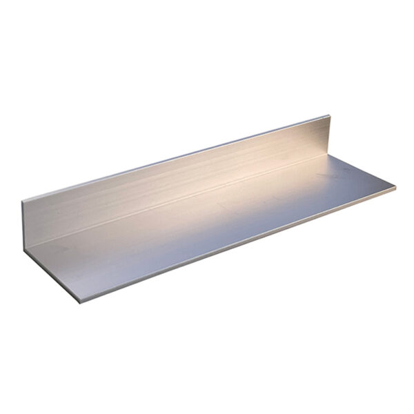 アルミ不等辺アングル アルマイト付 t2×15×20×4m ステンカラー (商品コード：085103)