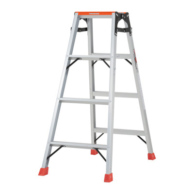 トラスコ TRUSCO 天板乗り防止ペイントはしご兼用脚立脚カバー付 H1.11m PTHK-120 380-6512 (商品コード:157410)