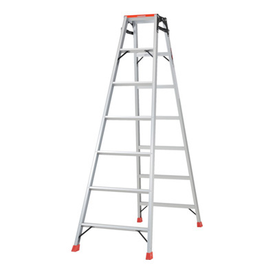 トラスコ TRUSCO 天板乗り防止ペイントはしご兼用脚立脚カバー付 H1.98m PTHK-210 380-6510 (商品コード:157413)