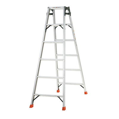 トラスコ TRUSCO はしご兼用脚立 脚カバー付 H1.69m THK-180 512-3691 (商品コード:157422)