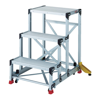 トラスコ TRUSCO アウトリガー付作業用踏台 マグネット保持キャスター TSF-369-OC 856-3443 (商品コード:157429)