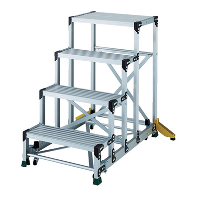 トラスコ TRUSCO アウトリガー付作業用踏台 マグネット保持キャスター TSF-4610-OC 856-3441 (商品コード:157430)