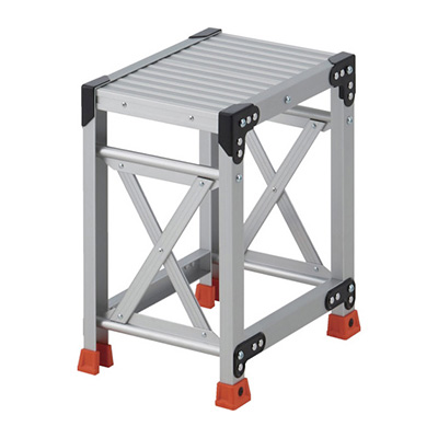 トラスコ TRUSCO 作業用踏台 高強度タイプ 1段 H0.5m TSF-135 258-0882 (商品コード：157452)
