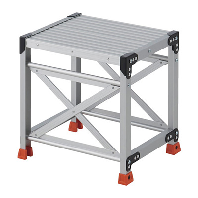 トラスコ TRUSCO 作業用踏台 高強度タイプ 1段 H0.5m TSF-155 258-0889 (商品コード：157453)