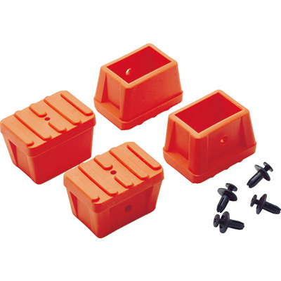 トラスコ TRUSCO 滑り止めキャップ オレンジ 4個入り TSF-PS2-OR 116-0823 (商品コード：157468)