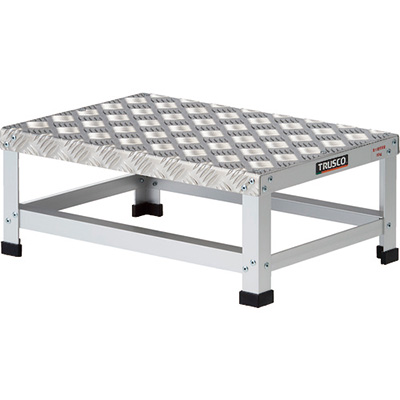 トラスコ TRUSCO ローハイシステムステップ アルミ製足踏台(1段ワイドタイプ) LH-200A 137-2396 (商品コード：157508)