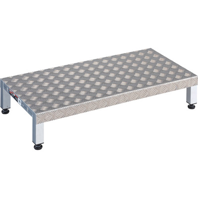 トラスコ TRUSCO アルミステップ(縞板・耐水・耐油タイプ) TFSH-0945AL 336-1829 (商品コード：157515)