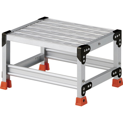 トラスコ TRUSCO アルミ製グレーチング作業用踏台 1段 H0.3m TSFGR-153 207-4501 (商品コード：157531)