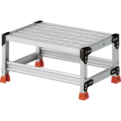 トラスコ TRUSCO アルミ製グレーチング作業用踏台 1段 H0.3m TSFGR-163 207-4503 (商品コード：157532)