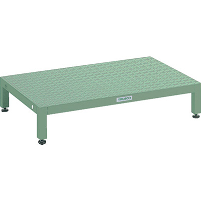 トラスコ TRUSCO 縞鋼板ステップ H0.19～0.22m UFSH-1860S 467-3727 (商品コード：157543)