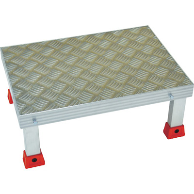 トラスコ TRUSCO 連結式アルミステップ(縞板タイプ) H0.25m AS-5325 423-4065 (商品コード：157549)