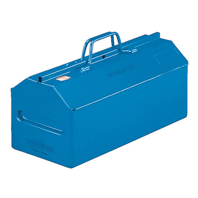 トラスコ TRUSCO 山型ツールボックス ブルー L-450-B 117-3189 (商品コード：157875)