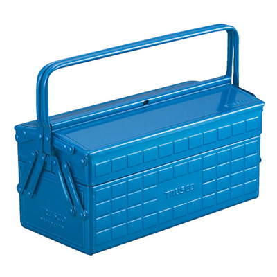 トラスコ TRUSCO 2段式ツールボックス ブルー ST-3500-B 120-1140 (商品コード：157922)