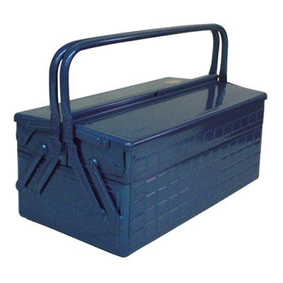 トラスコ TRUSCO 2段式ツールボックス ブルー GL-410-B 121-3547 (商品コード：157929)