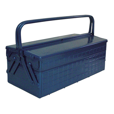 トラスコ TRUSCO 2段式ツールボックス ブルー GL-470-B 121-3555 (商品コード：157930)