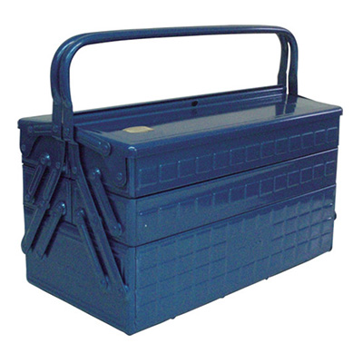 トラスコ TRUSCO 3段式ツールボックス ブルー GT-410-B 121-4187 (商品コード：157933)