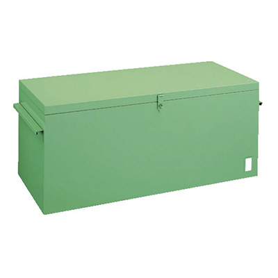 トラスコ TRUSCO 大型車載用ツールボックス 中皿なし グリーン F-1261 239-0639 (商品コード：158060)