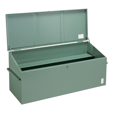 トラスコ TRUSCO 大型車載用ツールボックス 中棚付 グリーン FT-12000 239-0663 (商品コード：158074)