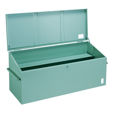 トラスコ TRUSCO 大型車載用ツールボックス 中棚付 グリーン FT-14000 239-0671 (商品コード：158075)