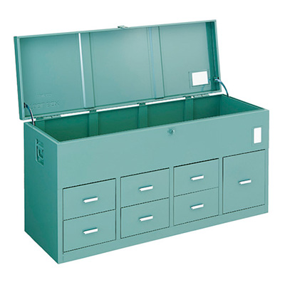 トラスコ TRUSCO 大型車載用ツールボックス 引出し付 グリーン F-9207 239-0698 (商品コード：158076)