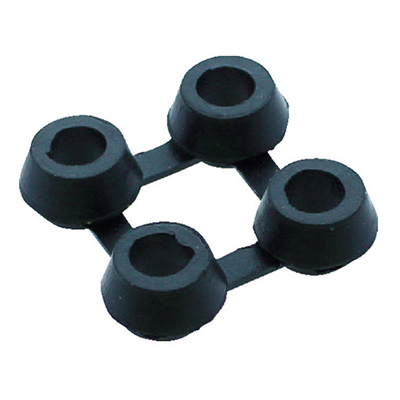 トラスコ TRUSCO 有孔ラバーマット用ジョイントパーツ ブラック TTRM-J 855-7633 (商品コード：158677)