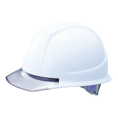 トラスコ TRUSCO ヘルメット 透明バイザータイプ ホワイト DPM-141JW/GY 125-6539 (商品コード：158786)