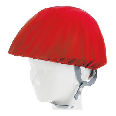 トラスコ TRUSCO ヘルメットカバー スポンジ生地付ソフトタイプ 赤 HMCS-R 207-2000 (商品コード：158811)