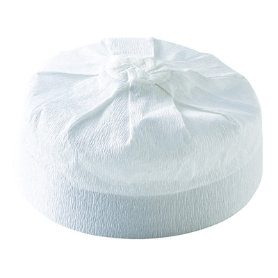 トラスコ TRUSCO ヘルメット用丸型紙帽子 白 THIK-120 120枚入り 114-4182 (商品コード：158818)