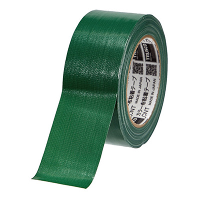 トラスコ TRUSCO カラー布粘着テープ グリーン 50mm×25m CNT-5025-GN 102-5995 (商品コード：158833)