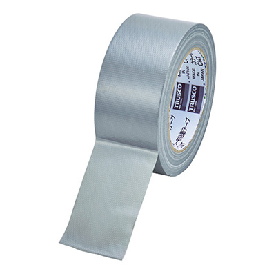 トラスコ TRUSCO カラー布粘着テープ シルバー 50mm×25m CNT-5025-SV 102-5998 (商品コード：158836)