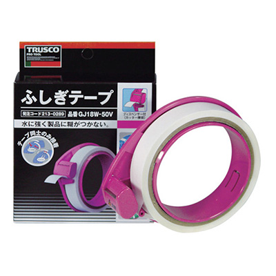 トラスコ TRUSCO 自着性結束テープ ふしぎテープセット 18mm×50m GJ18W-50V 213-0289 (商品コード：158913)