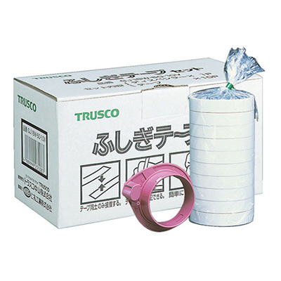 トラスコ TRUSCO 自着性結束テープふしぎテープセット18mm×50m GJ18W-50-10V 213-0246 (商品コード：158914)