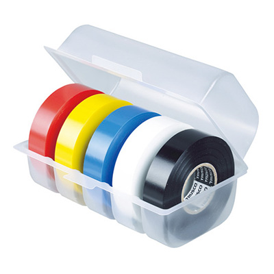 トラスコ TRUSCO 脱鉛タイプビニールテープ19mm×20m TM1920-5SET 5色セット 858-6267 (商品コード：158967)