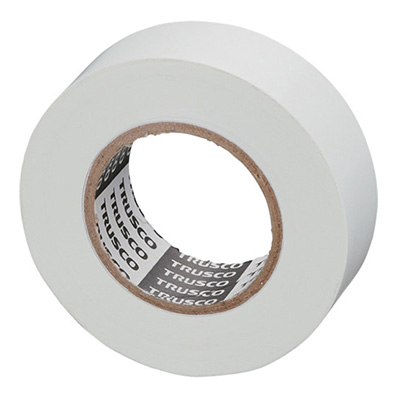 トラスコ TRUSCO 脱鉛ビニールテープ 白 19mm×10m GJ-2110-W 10巻 126-2181 (商品コード：158975)