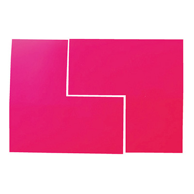 トラスコ TRUSCO 蛍光L字シール 50×100×100mm FLL502-P 2枚入 207-1908 (商品コード：159186)