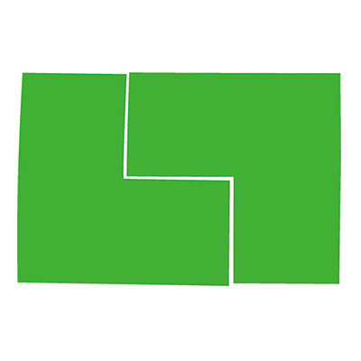 トラスコ TRUSCO 蛍光L字シール 50×100×100mm FLL502-GN 2枚入 207-1906 (商品コード：159187)