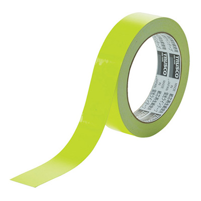 トラスコ TRUSCO 蛍光ラインテープ イエロー 25mm×10m TLK-2510Y 783-1790 (商品コード：159201)