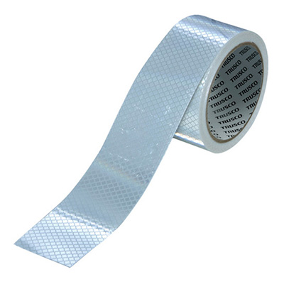 トラスコ TRUSCO 高輝度プリズム反射テープ ホワイト 25mm×5m THPRFT-25W 256-4083 (商品コード：159218)