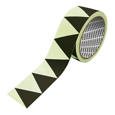 トラスコ TRUSCO 高輝度蓄光ギザギザテープ 50mm×10m GZCLT-5010YB 207-2479 (商品コード：159232)