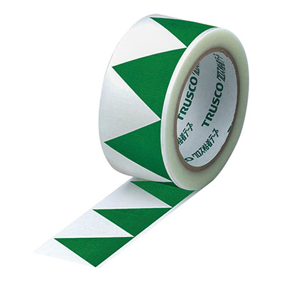トラスコ TRUSCOギザギザクロステープ ホワイト/グリーン 50mm×25m GZC-5025WG 160-9133 (商品コード：159243)